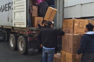 2016 1/9 Loading Container to Senior Centers