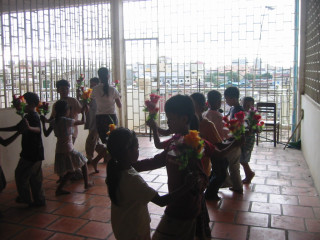 2008-08-17 Cambodia Visiting Center Orphanage Children