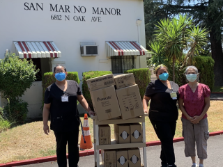 2021 8/2 Donate masks to local community 