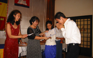2002-11-09 Cambodia Computer School Graduation 