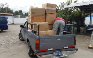 2017 6/23 The container has arrivated in El Salvador