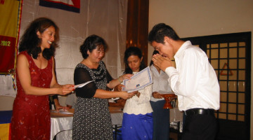 2002-11-09 Cambodia Computer School Graduation 